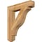 Ekena Millwork Funston Craftsman Rough Sawn Bracket, Western Red Cedar, 6"W x 34"D x 38"H BKT06X34X38FST04RWR - alternate 1